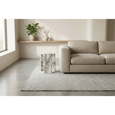 Table de bout hexagonale en marbre blanc 1 pièce L 12,6 po x l 10,9 po x H 15,7 po Table de bout moderne en pierre géométrique avec table de chevet à piédestal brillant et veiné naturel