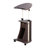 Filadelfo Height Adjustable Rolling Laptop Workstation Cart, Mobile Presentation Podium Stand, with Ergonomic Tilt Feature-685670023-685670022
