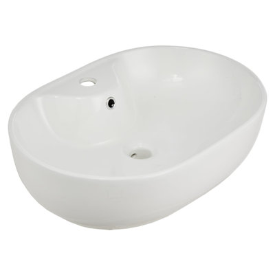 Lavabo vasque ovale en céramique Modern Modern