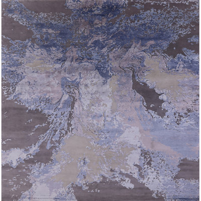 Tapis abstrait gris