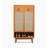 Japanese-style wicker and solid wood shoe cabinet-2107352683