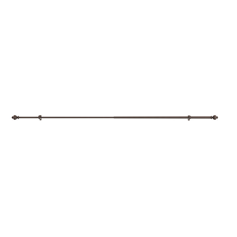 Tringle à rideaux 1 pouce Bowenfels, H 2,5 po x l 84 po x P 2,5 po, Bronze
