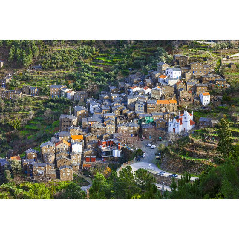 Piodao,Impressive Village In Portugal - Wrapped Canvas Print, 20cm H x 30cm W x 3.8cm D