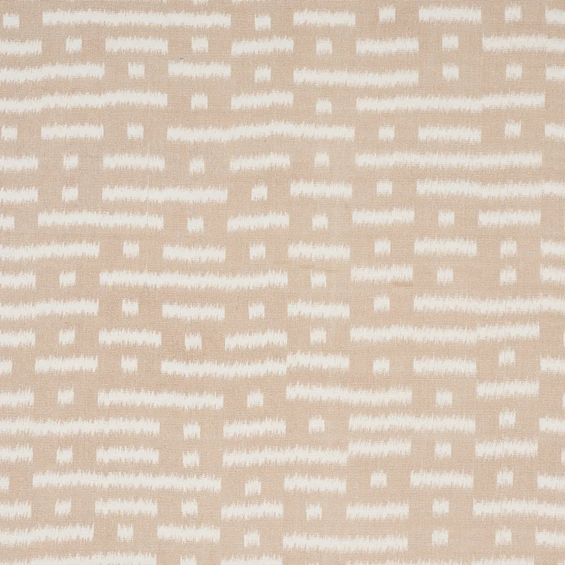 Abstract Ikat Fabric, Natural