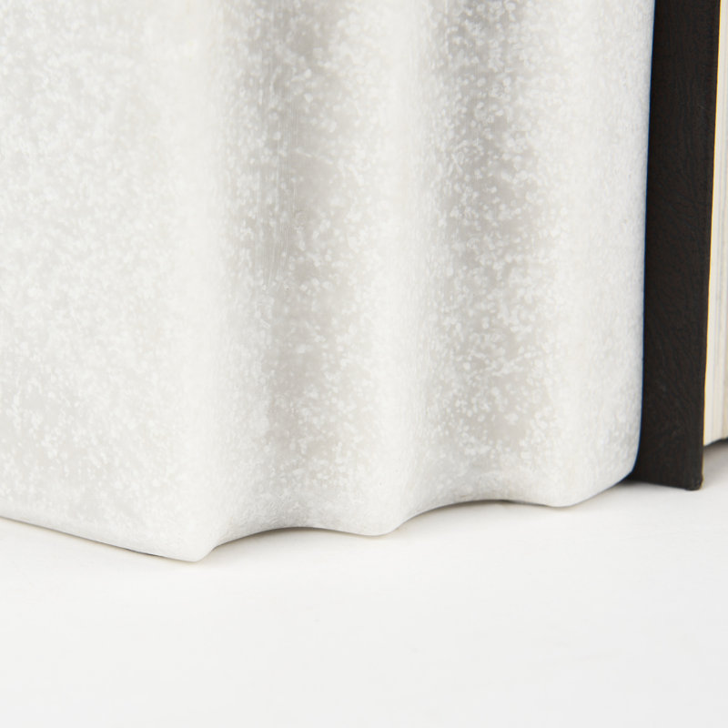 Serre-livres antidérapants Varro, Blanc