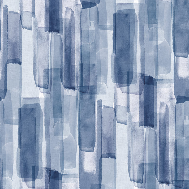 Papier peint aquarelle bleu foncé, Bleu