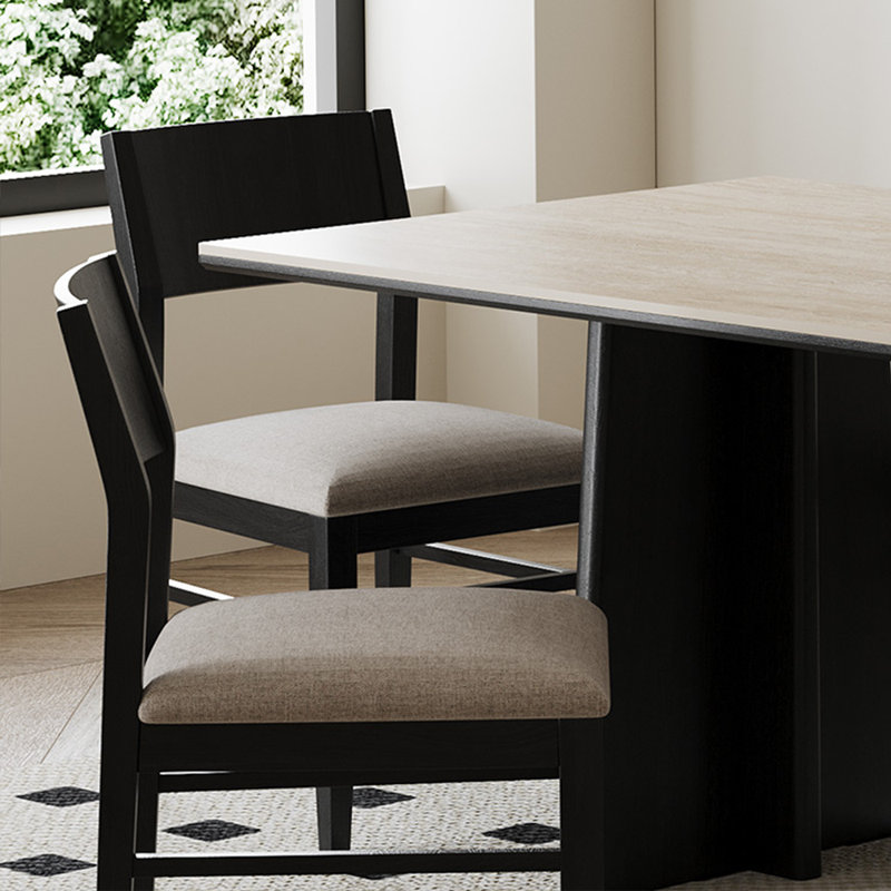 Table de salle à manger rectangulaire, H 29,52 po x L 62,99 po x l 31,49 po