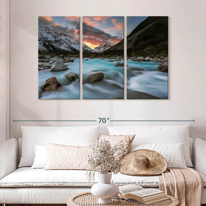 Sunset Over Hooker River, 32" H x 50" W