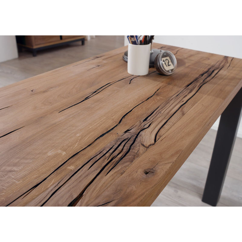 Villanders Solid Wood Writing Desk, Tobacco, 76cm H x 180cm W x 55cm D