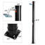 Solar Powered Temperature Controlled Portable Plastic / Acrylic Rust-free Free Standing Outdoor Shower and Footwash Spout