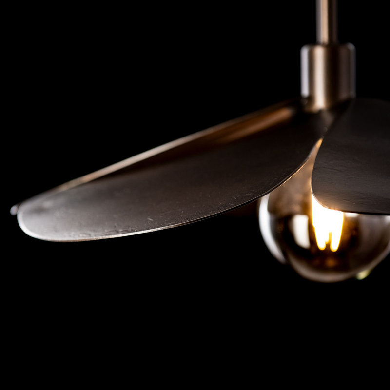 Hana Pendant, 53.9", Bronze