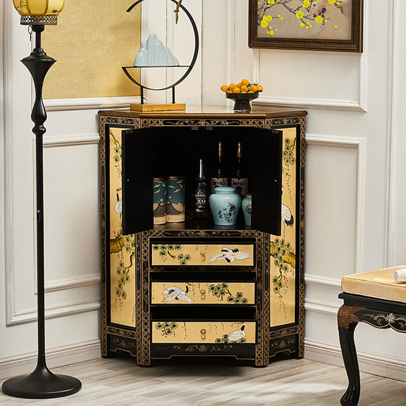 Commodes décoratives peintes de coin classiques