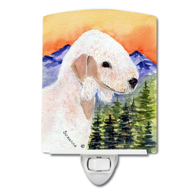 Bedlington Terrier Ceramic Night Light