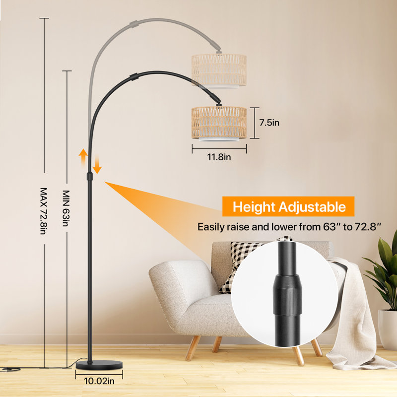 Lampe sur pied Boho