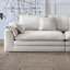 Canapé modulaire en coton et lin blanc-78325862-78325861