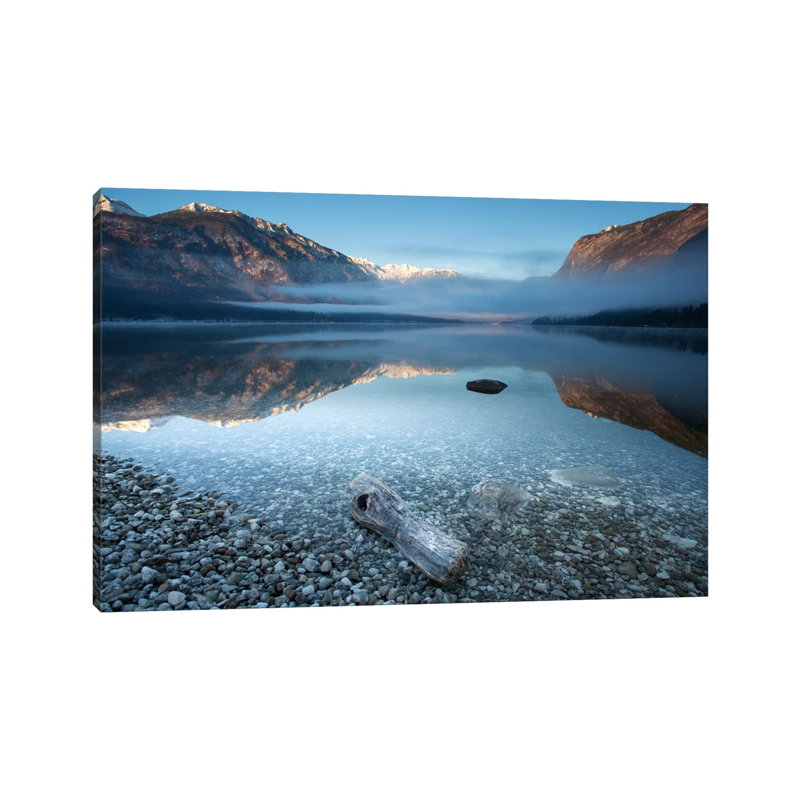 Bohinj's Tranquility by Bor - Wrapped Canvas Print, 20.32cm H x 30.48cm W x 1.91cm D