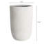 Grand pot à fleurs moderne en oxyde de magnésium H 18 po - fini patiné avec drainage pour une utilisation intérieure / extérieure-1817328553-1817328554