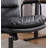 Office Chair,Mid Back Home Office Desk Task Chair with Wheels and Arms Ergonomic PU Leather Computer Rolling Swivel Chair with Padded Armrest,The back of the chair can recline 40° (Black),SW1741BK