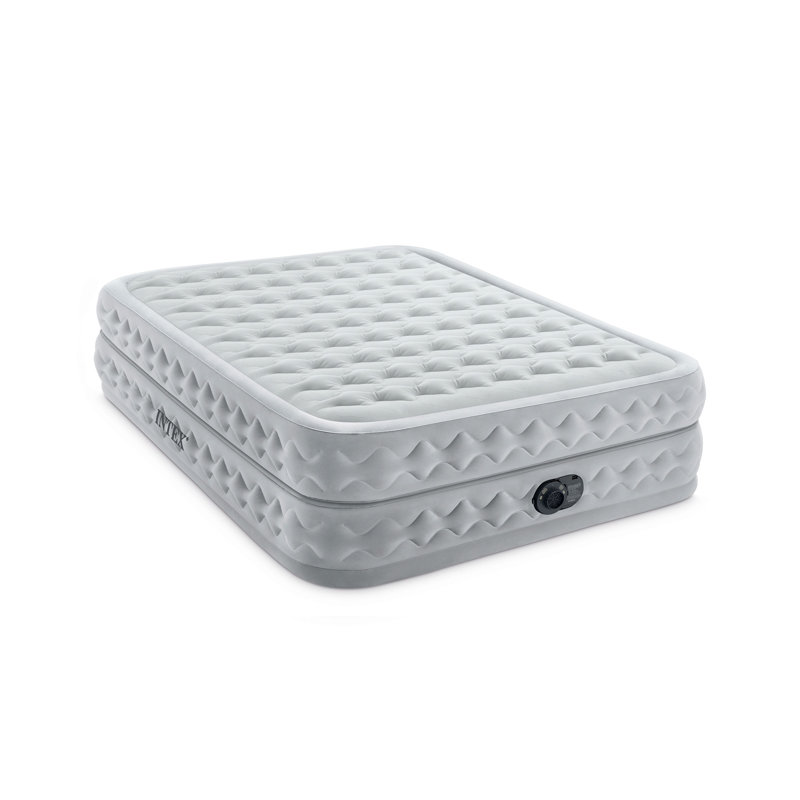 Supreme Queen Raised Air Mattress with Built-in Pump