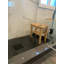 Drain de douche carré noir mat 8 x 8 pouces