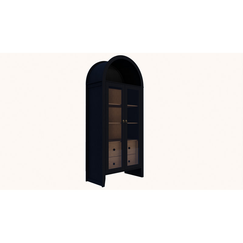 Grande armoire de rangement arquée