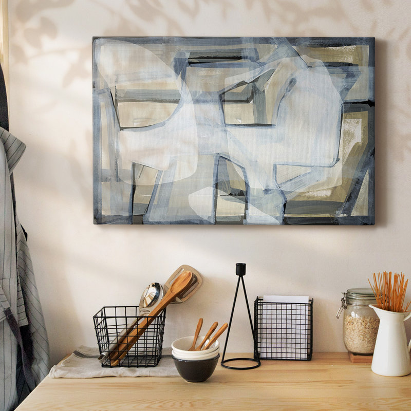 B&W II-Gallery Wrapped Canvas, 24" H x 36" W
