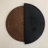 "Eclipse" Two-Tone Spruce Wood Hand-Painting Decorative Wall Panel - Decorative Wall Accessory