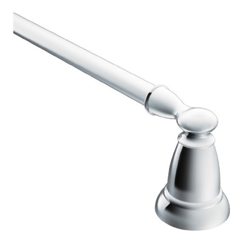 Banbury Wall Mounted Towel Bar, Brushed Nickel, 2" H x 18" W x 3.1" D