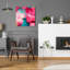 «Pink Flowers 3» par Photoinc Studio, art mural en verre acrylique-101671844