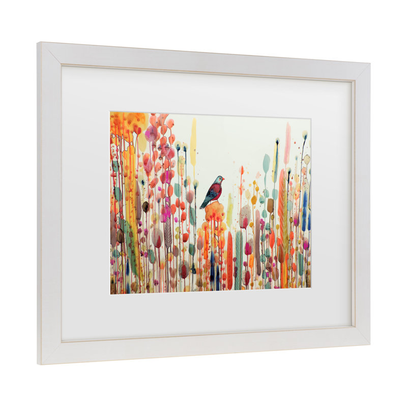«Joie De Vivre» par Sylvie Demers, H 18 po x l 22 po x P 0,75 po, Blanc