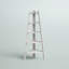 Tisha 63" H x 26.5" W Corner Five Tier Ladder Bookcase-36938672