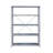 Versatile Metal and Wood Bookshelf with Multiple Compartments for Organized Storage
