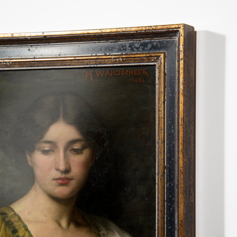 Portrait Of A Woman I Print by Marie Wandscheer
