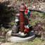 Fontaine d'extérieur en polyrésine avec lumières Holtman