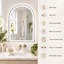 Miroir de salle de bain Arch