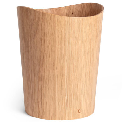 Manufactured Wood Open Waste Bin - 9L