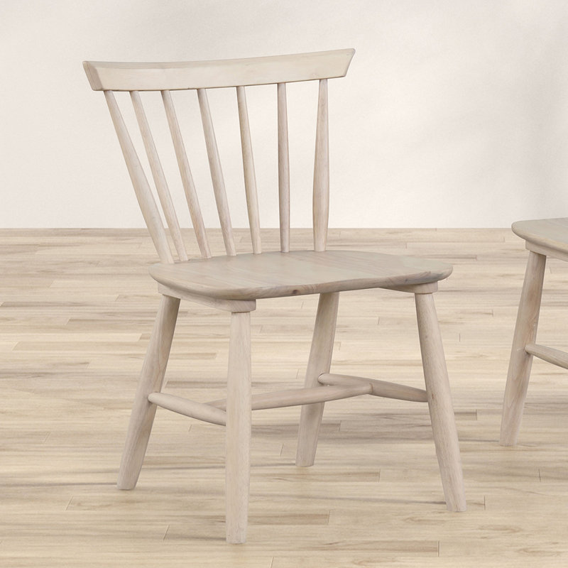 Chaise d'appoint Mid-Century moderne l 20,5 po (2 / RTC), chêne blanc