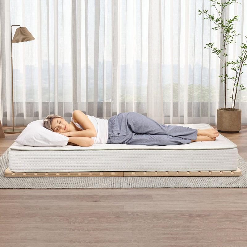 Solid Pine Wood Foldable Slatted Bed, Japanese Bed Frame, Beds Plate for Floor, Tatami Bed Board, Queen