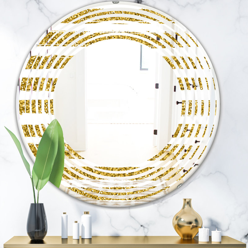 Miroir mural Wave, H 23,6 po x l 23,6 po