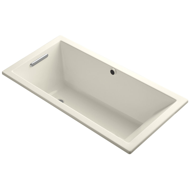 Underscore 60" x 30" Soaking Bathtub, Almond