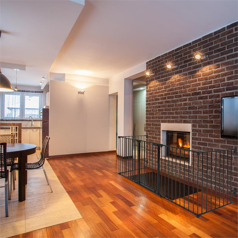 5 Panel Metal Fireplace Screen