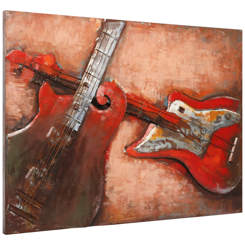 « acustica », reproduction d’art sur métal