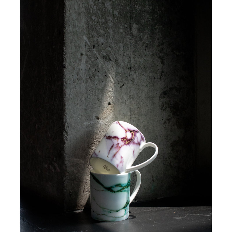 Marble Chianti Bone China Coffee Mug