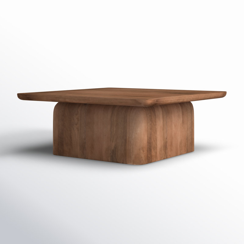 Bergholt Solid Wood Block Coffee Table