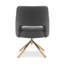 Fauteuil pivotant rembourré Breann-93705355