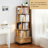 Rotating Rolling Bookcase with 1 Drawer-1239783563-1216623524