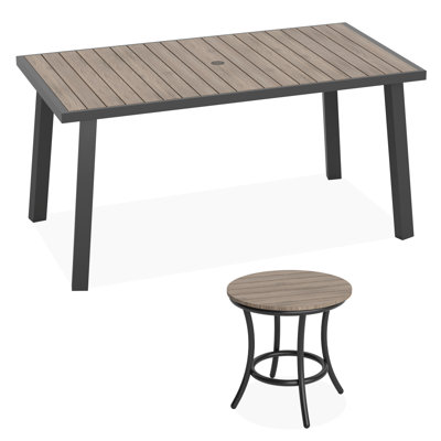 Loddon Aluminum Outdoor Patio Dining Table