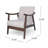 Modern Accent Chair, Tufted Armchair -1133927298