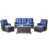 Brown Frame/Blue Cushion selected