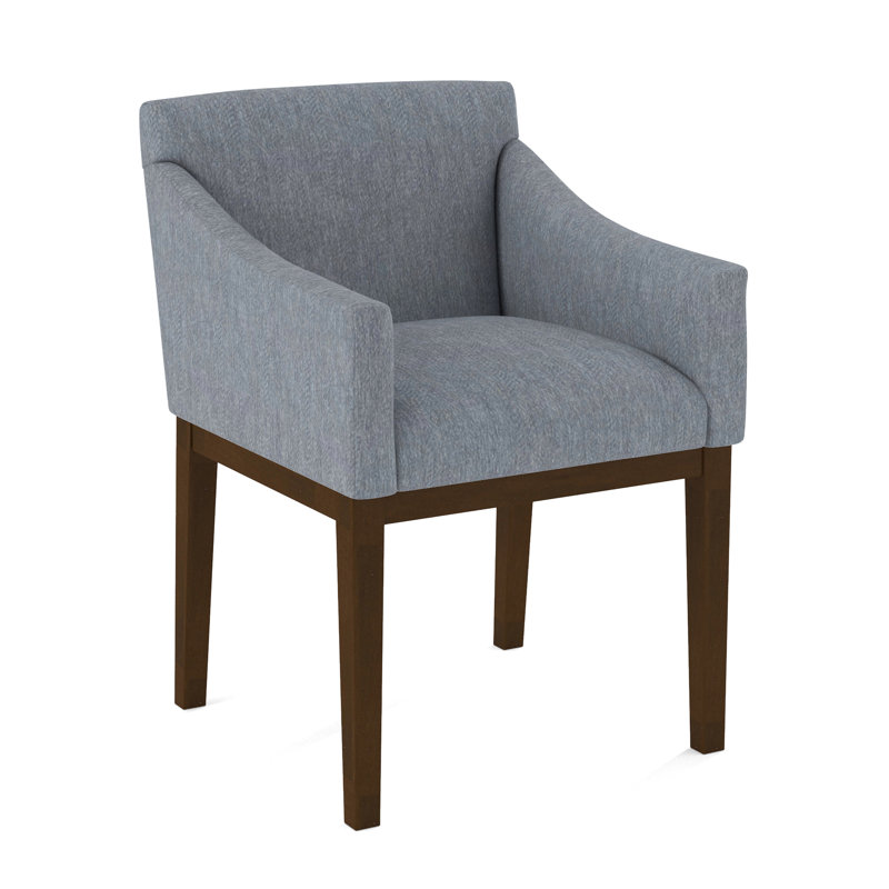 Upholstered Arm Chair, Applause Bray, Pecan